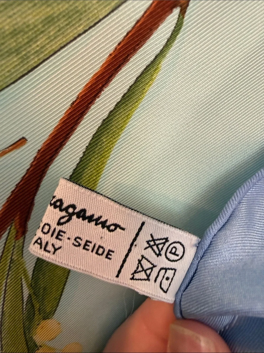 Salvatore Ferragamo Silk Floral Scarf